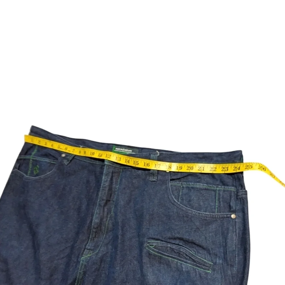Rocawear Jeans Baggy Linen Cotton Blend 50 x32 Y2K Retro
